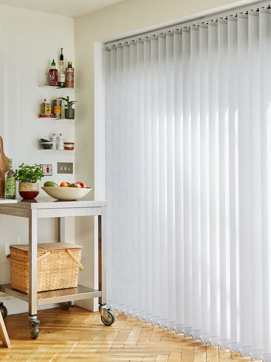Skyline Shades blinds installed in a bright Hamilton home